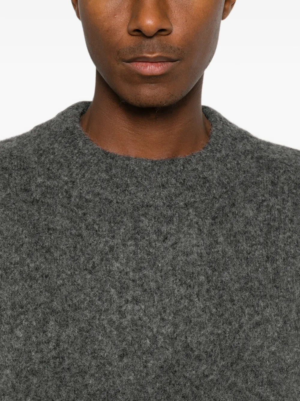 A.P.C. Trui met ronde hals en lange mouwen Grijs