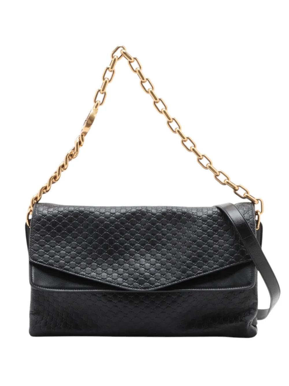 Gucci Pre-Owned 2016-2026 Microguccissima Chain satchel - Schwarz