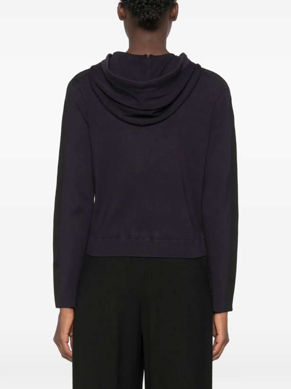 Elisabetta Franchi Hoodie met trekkoord Blauw
