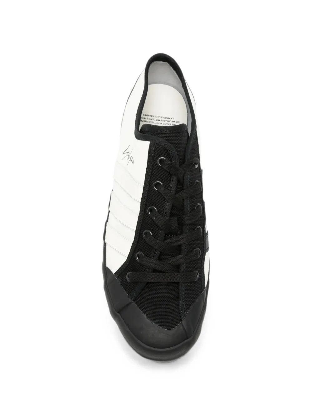 Y-3 Nisi signature-detail panelled sneakers Wit