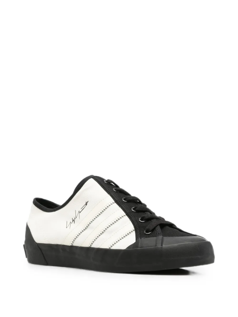 Y-3 Nisi signature-detail panelled sneakers Wit