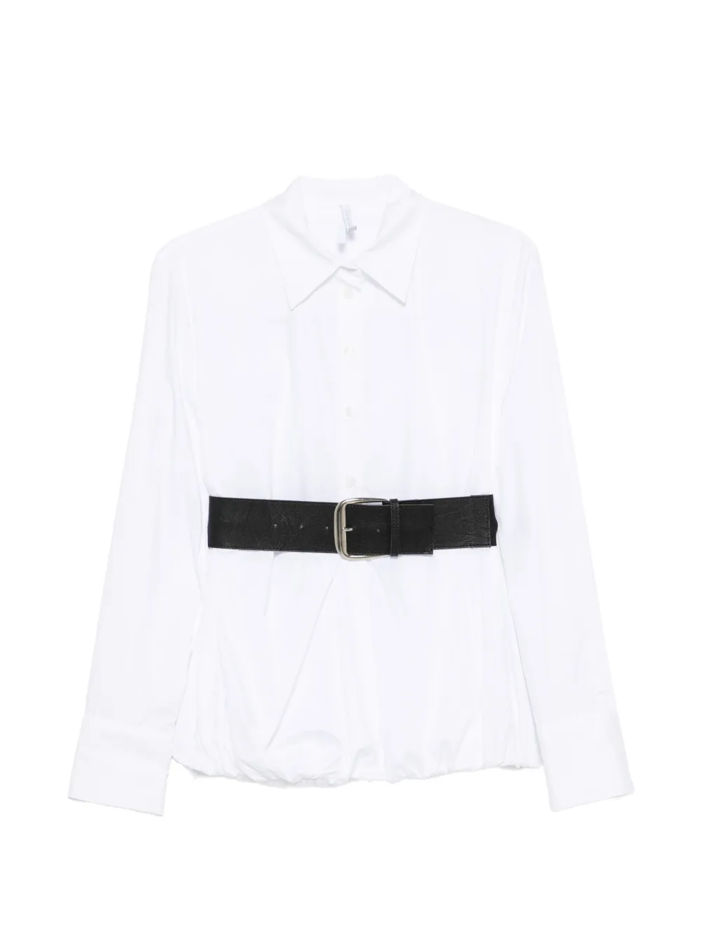 IMPERIAL belted gathered shirt