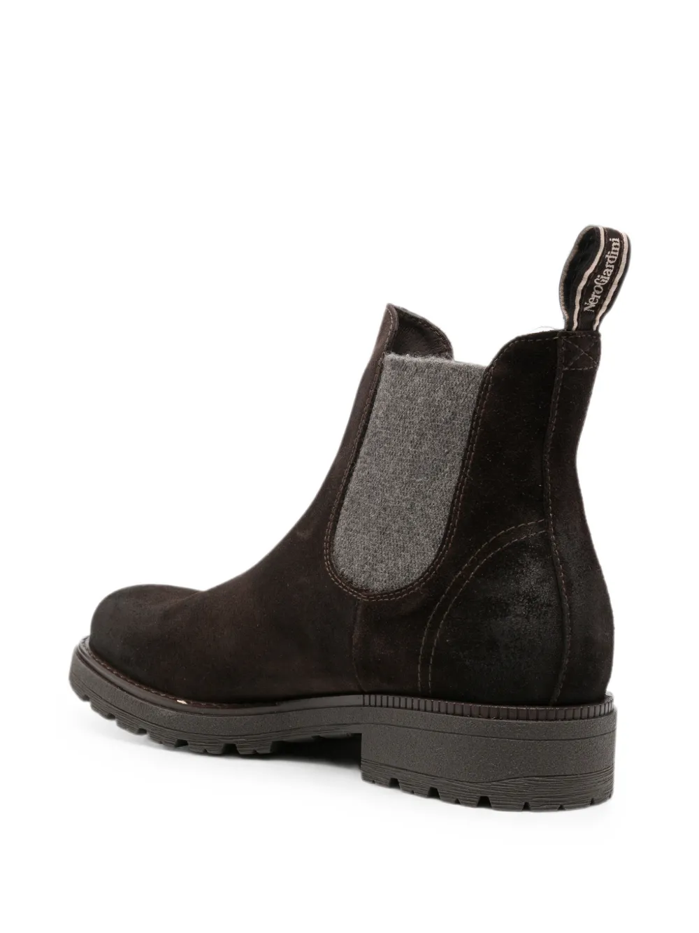 NERO GIARDINI elasticated-side Chelsea boots Bruin