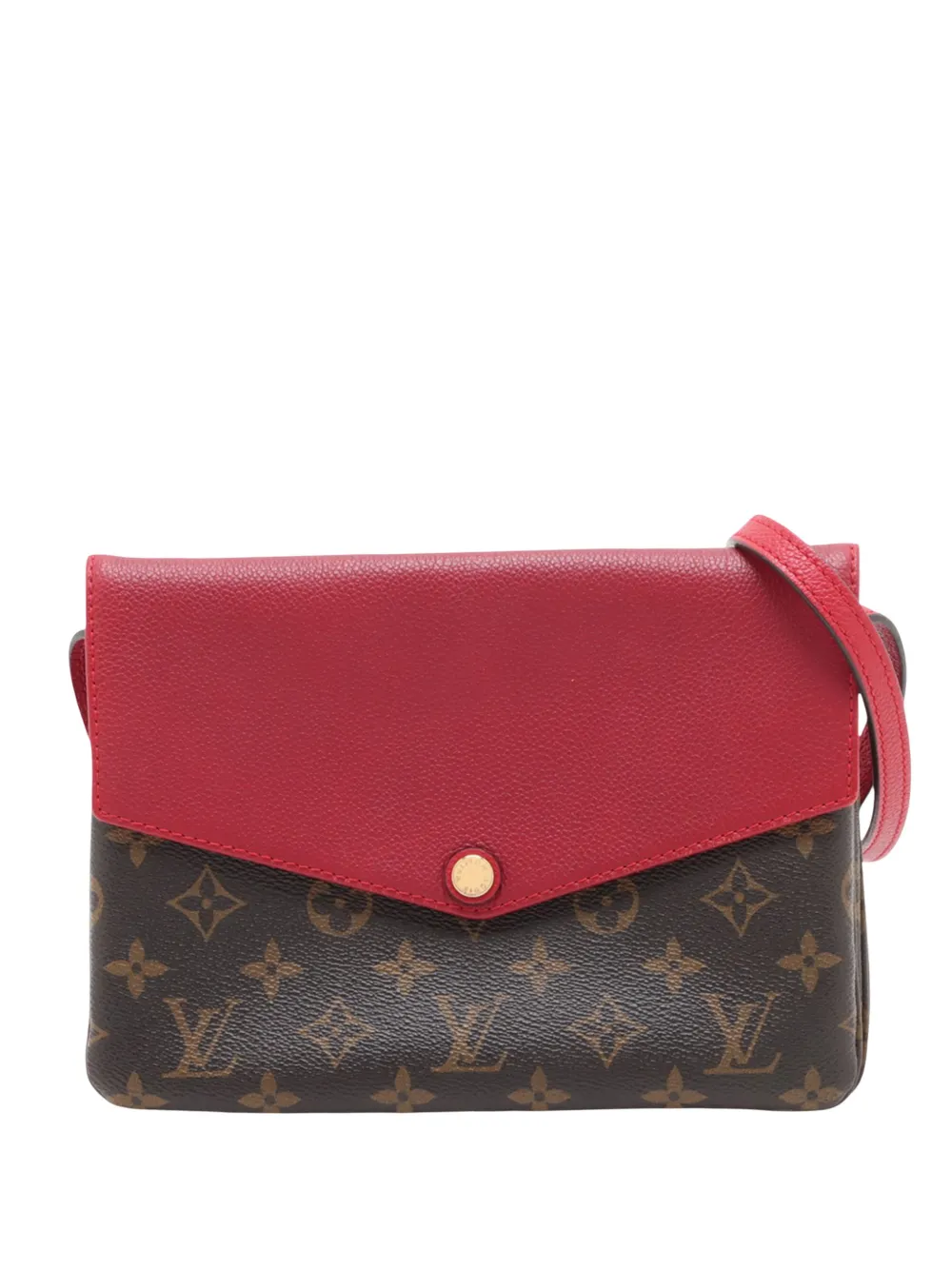 Louis Vuitton Pre-Owned 2015 Monogram Twice crossbody bag - Braun