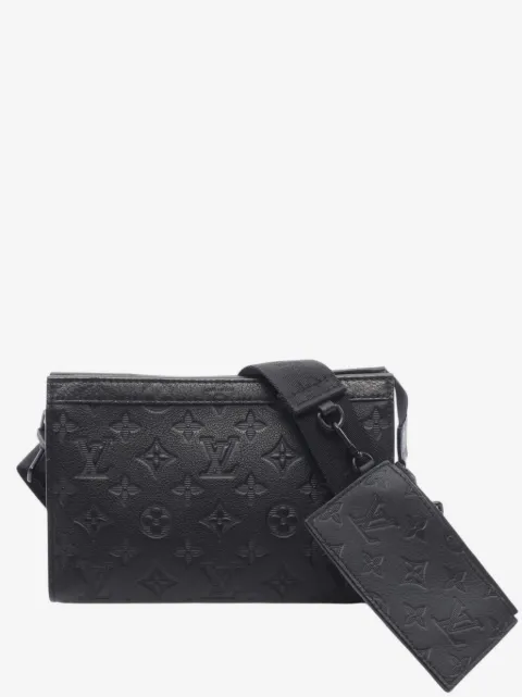 Louis Vuitton Pre-Owned 2020-2026 Monogram Shadow Gaston Wearable Wallet crossbody bag