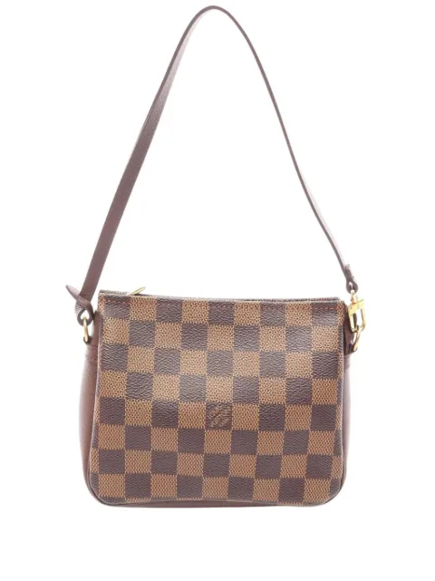 Louis Vuitton Pre-Owned Damier Ebene Trousse Pochette 手提包(1997年典藏款)