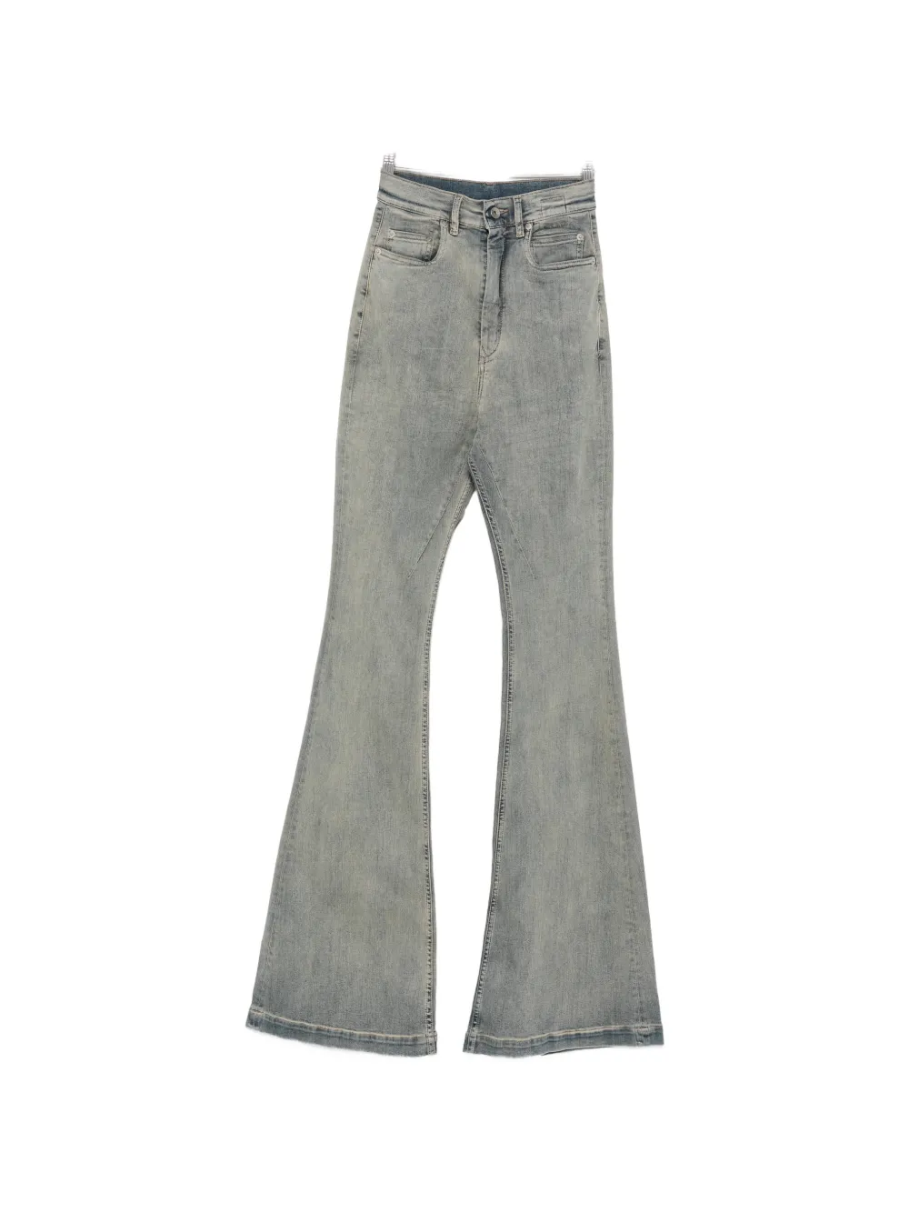 Rick Owens DRKSHDW high-waisted flared jeans - Blau