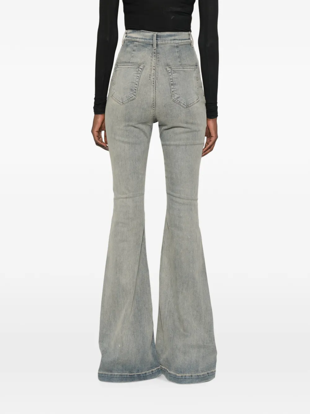 Rick Owens DRKSHDW High waist jeans Blauw