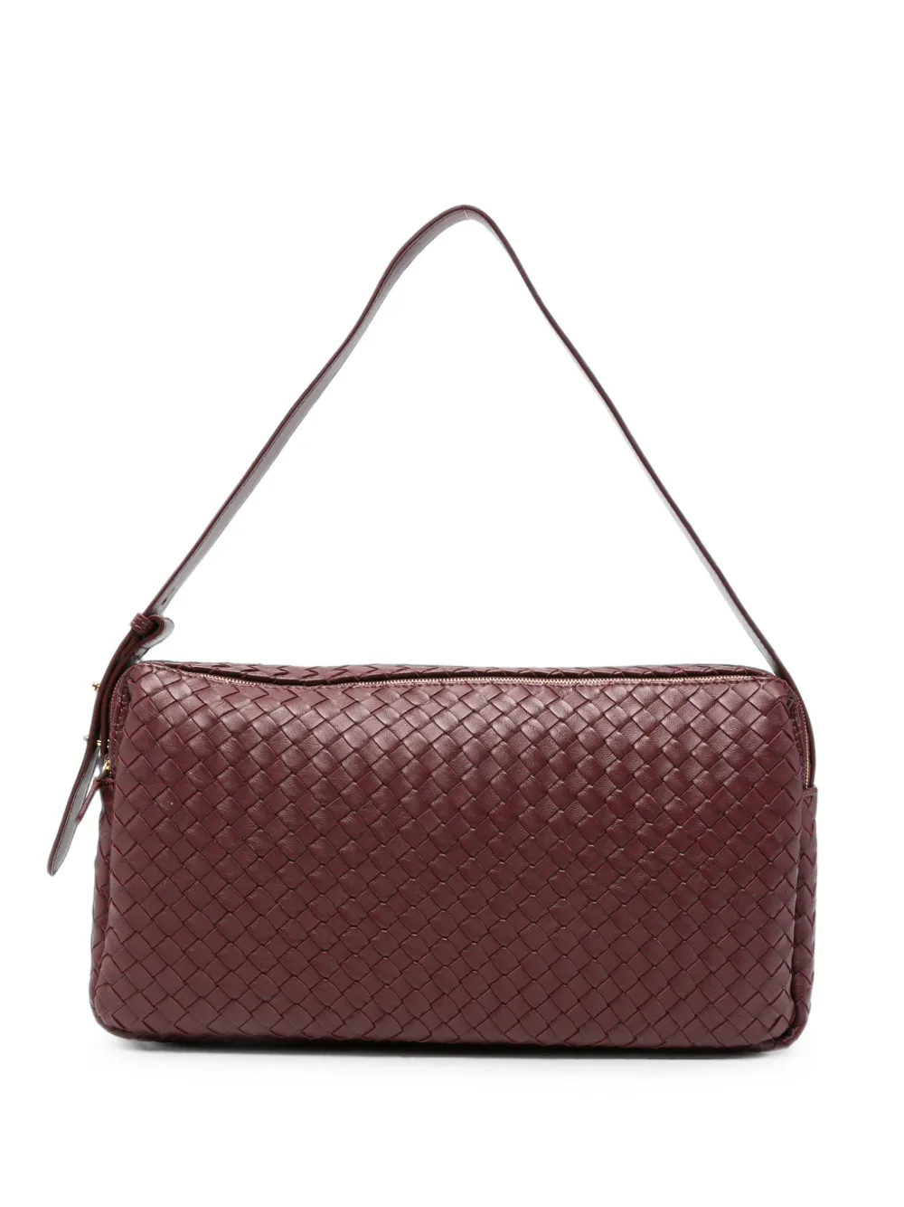 Elleme large Trousse leather shoulder bag - Rosso