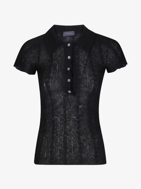 Haikure Laurie short-sleeve sweater