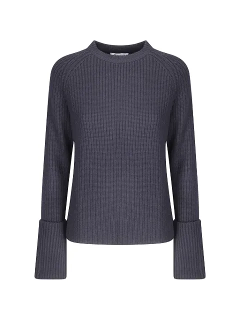ELY ELY ribbed-knit raglan-sleeves sweater