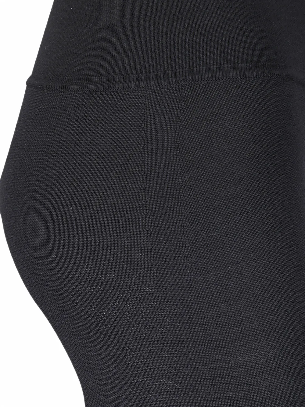 Rick Owens high-waisted wool leggings Zwart