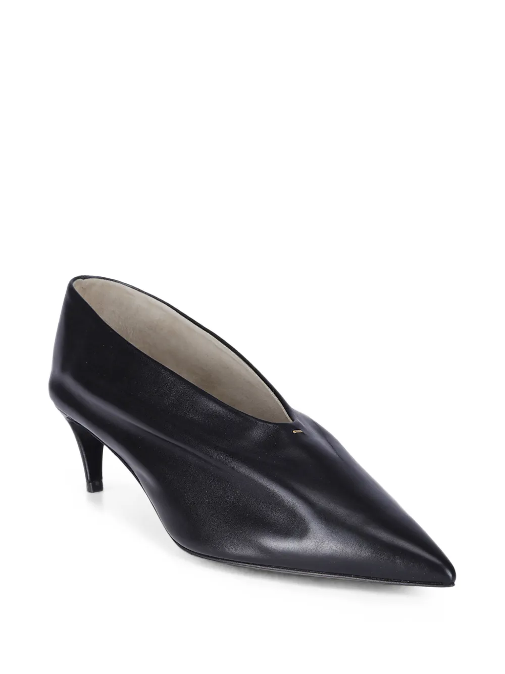 KHAITE Miriam lage pumps Zwart