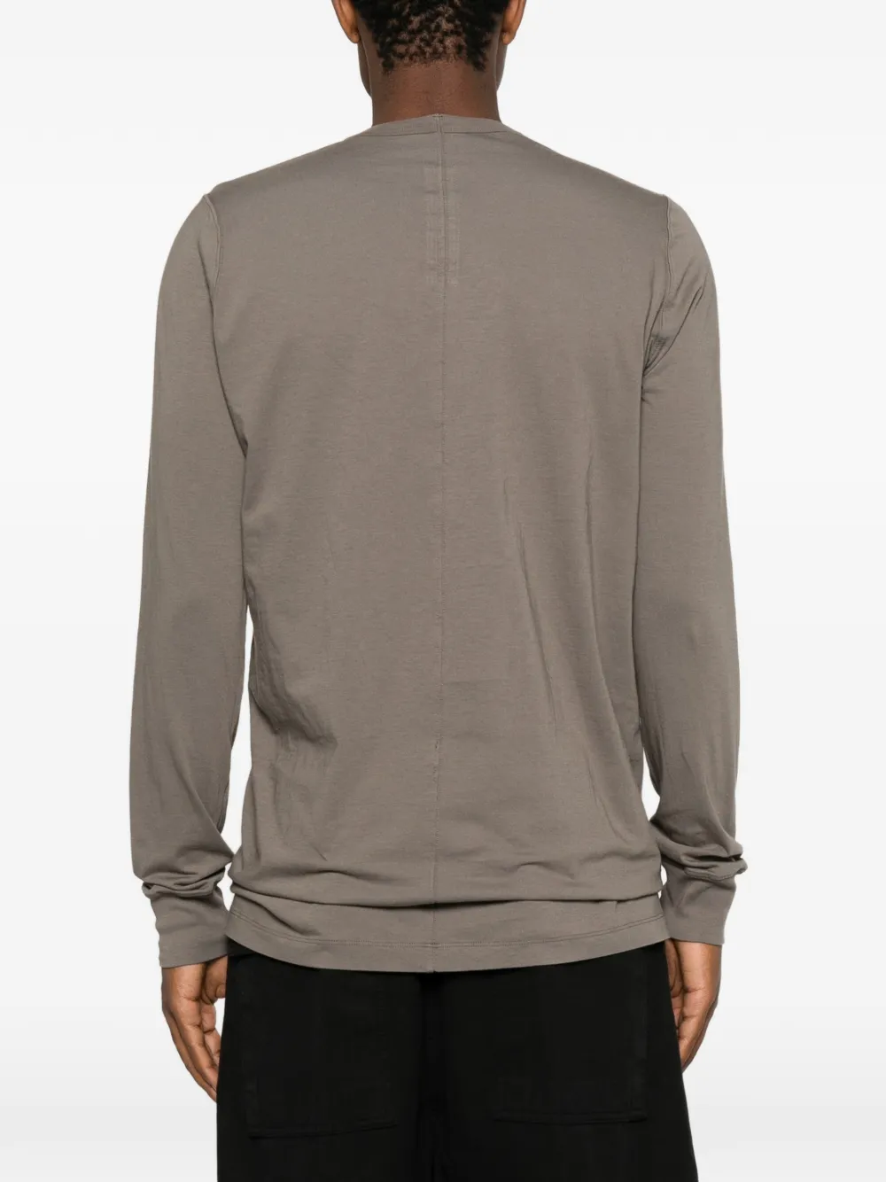 Rick Owens T-shirt met lange mouwen Grijs