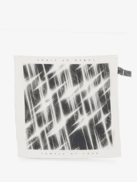 Rick Owens graphic-print scarf