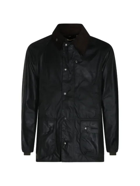 Barbour veste cirée à col en velours côtelé