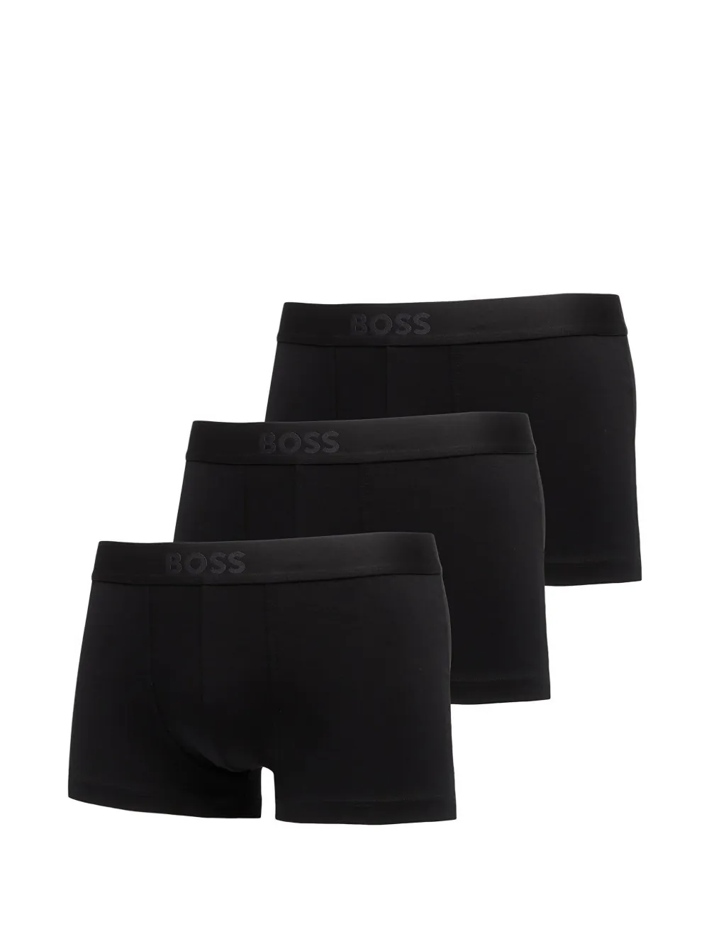 HUGO logo-waistband boxers (set of three) - Nero