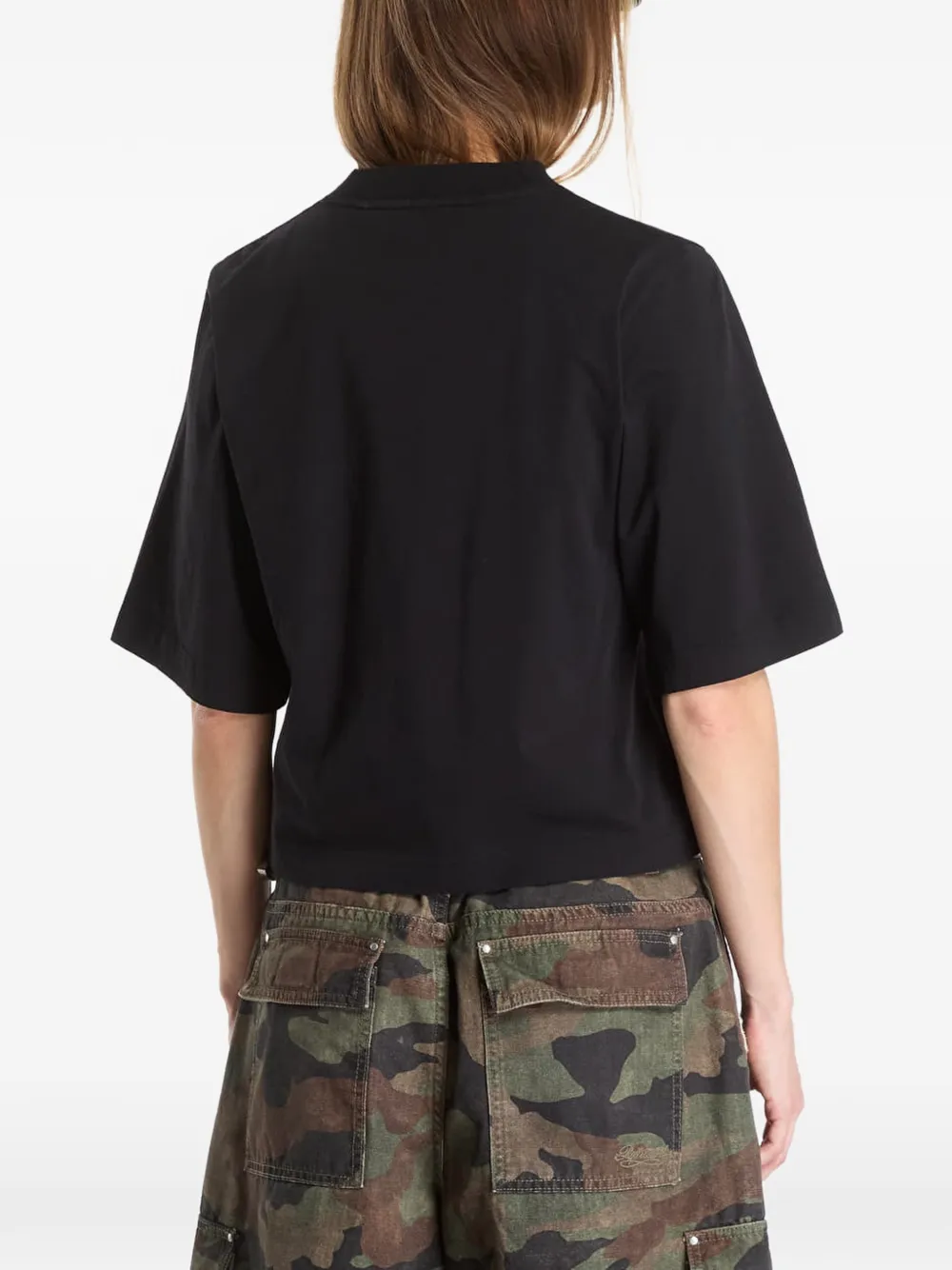 Palm Angels Venice Love boxy T-shirt Zwart