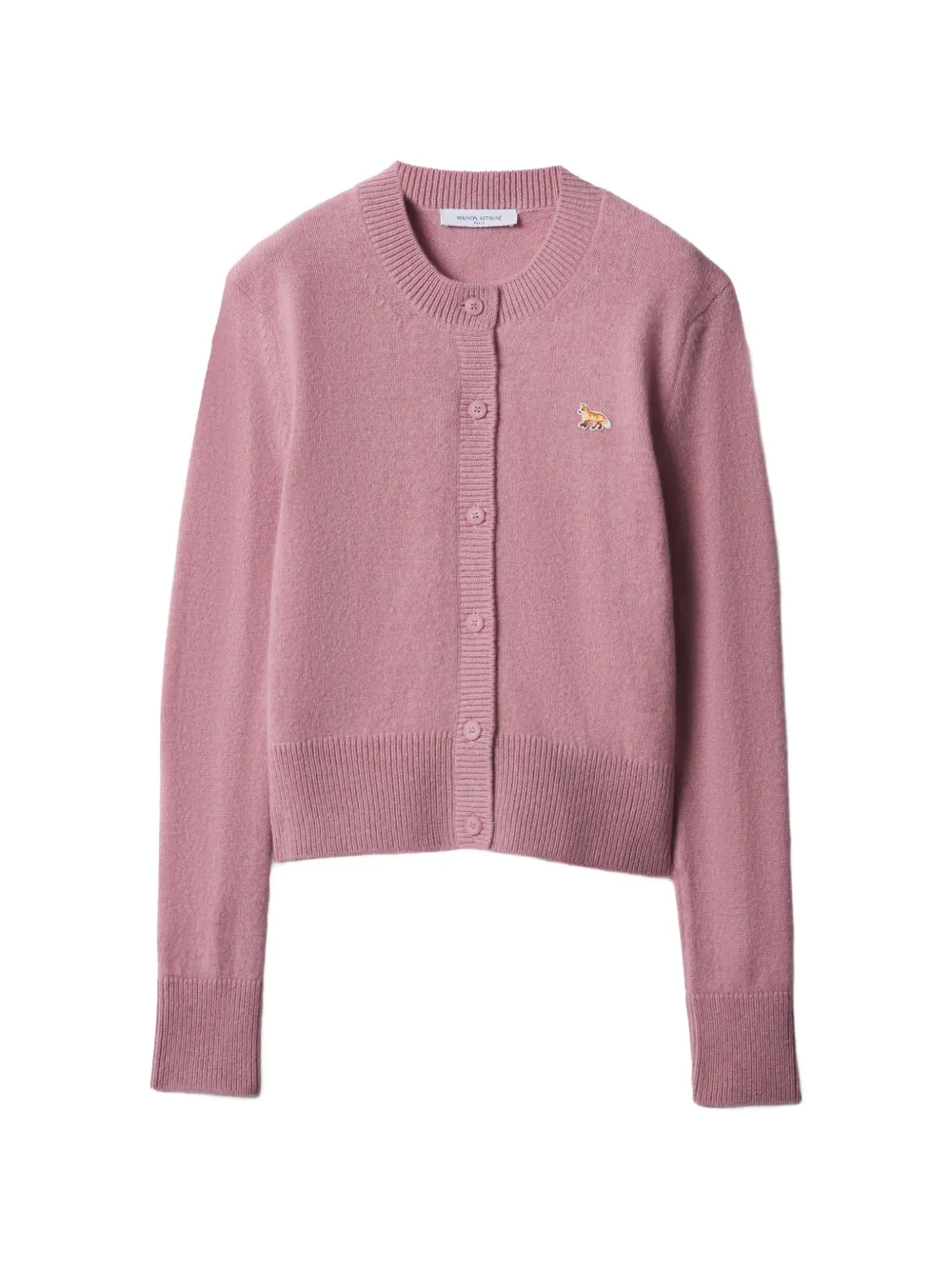 Maison Kitsuné Baby Fox cardigan - Rosa