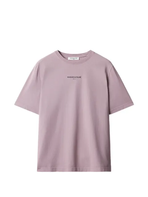 Maison Kitsuné t-shirt à logo brodé
