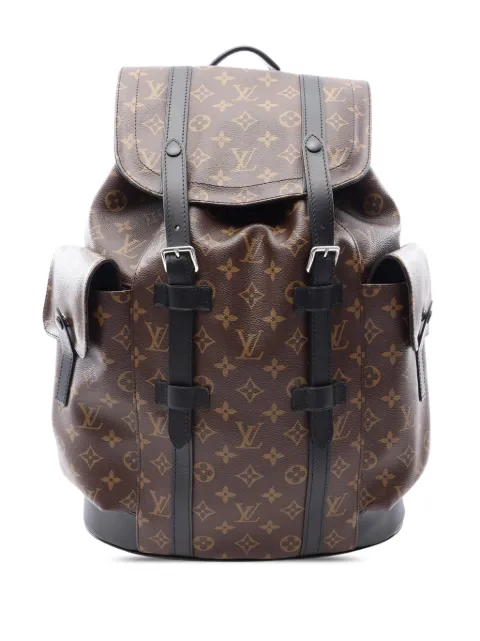 Louis Vuitton Pre-Owned 2000-2026 Monogram Macassar Christopher MM backpack