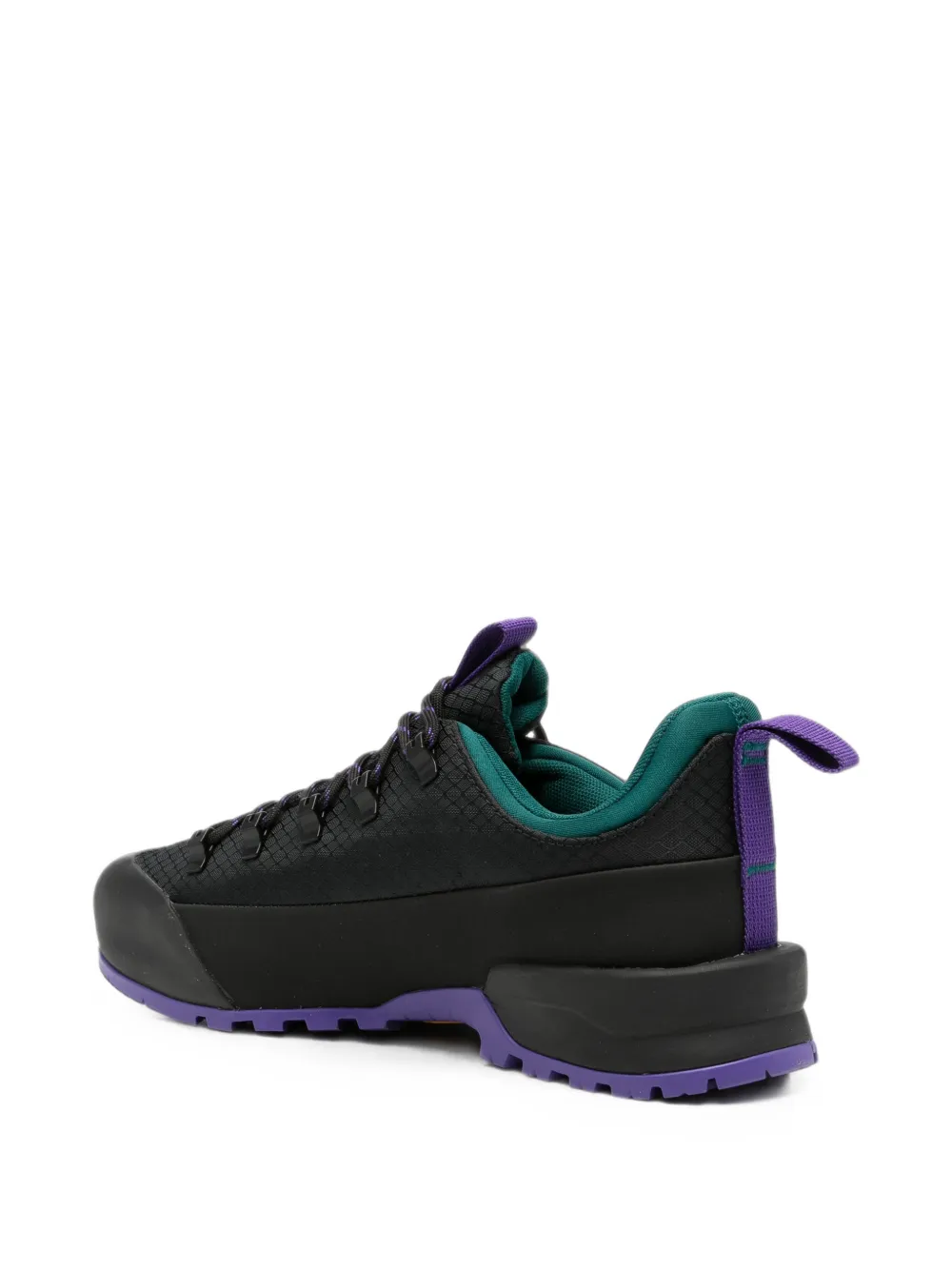 The North Face grid-patterned panelled sneakers Zwart