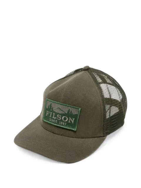 Filson logo-patch mesh-panel cap