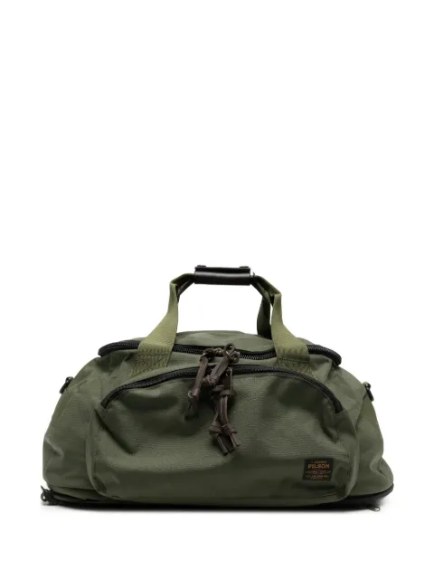 Filson logo-patch zip-fastening briefcase