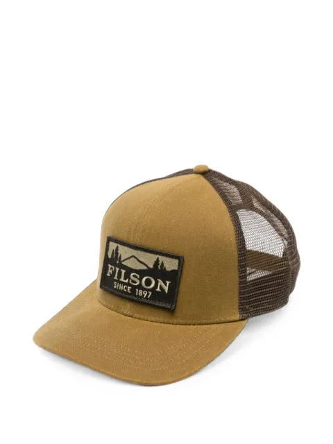 Filson logo-patch mesh-panel cap