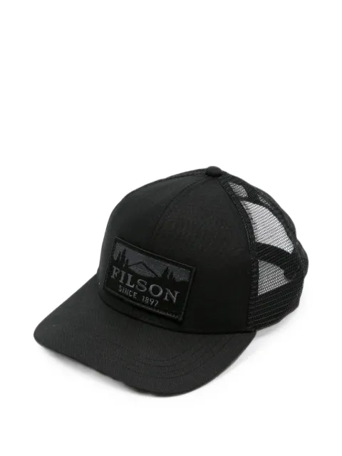 Filson logo-patch mesh-panel cap