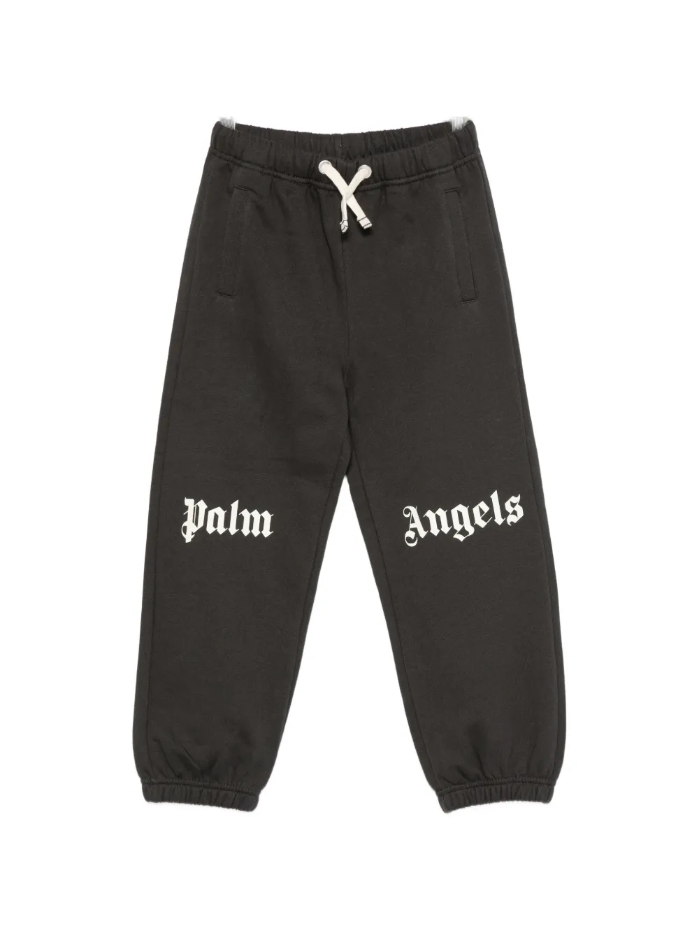 Palm Angels Kids logo-print tracksuit bottoms - Nero