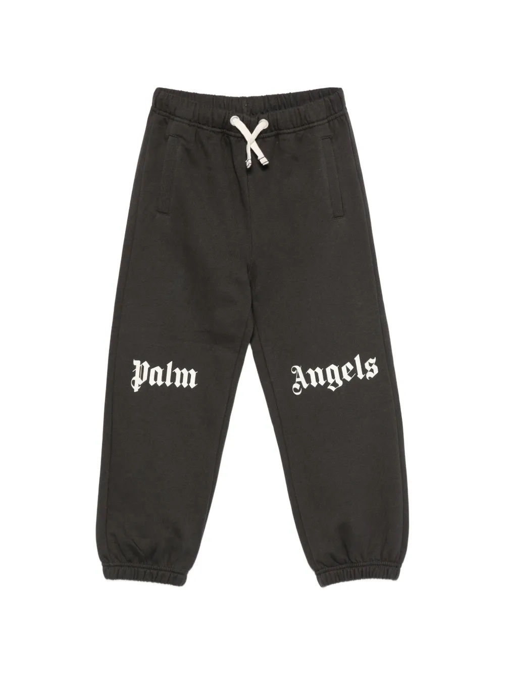 Palm Angels Kids logo-print tracksuit bottoms - Nero