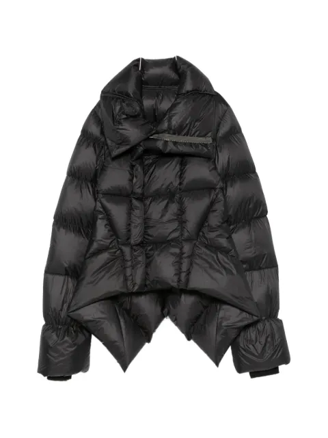 Rick Owens quilted high-neck jacket