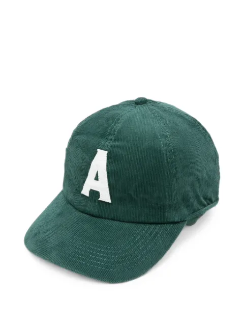 Autry corduroy logo-patch baseball cap