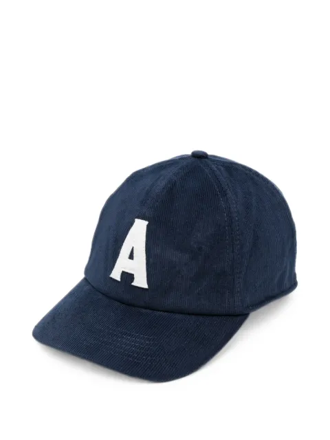 Autry logo-embroidered corduroy baseball cap