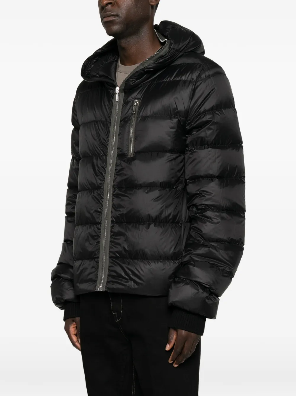 Rick Owens Gimp jack met capuchon Zwart