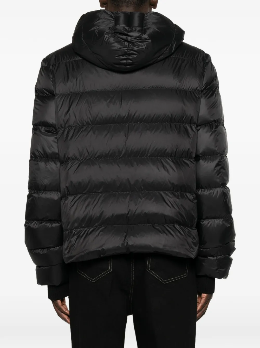 Rick Owens Gimp jack met capuchon Zwart