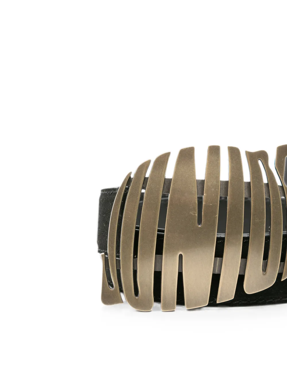 Jean Paul Gaultier Gespriem met logo Zwart