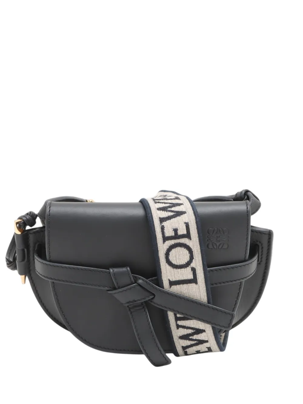 Loewe Pre-Owned 2010-2026 Mini Soft Calf Gate Dual crossbody bag - Schwarz
