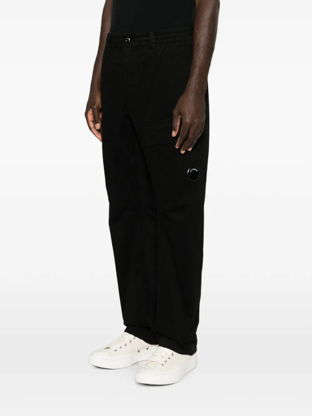 C.P. Company Cargo broek met Lens-detail Zwart