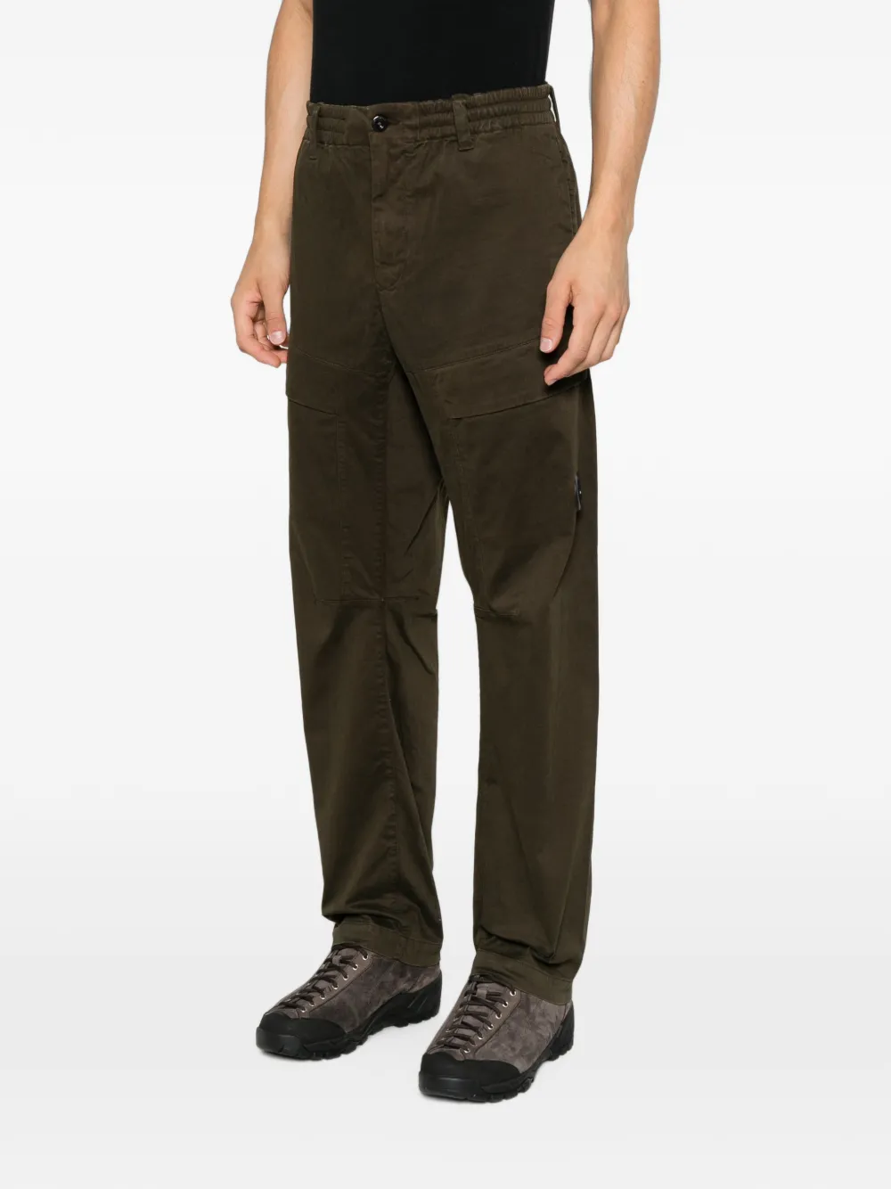 C.P. Company Cargo broek met lens-detail Groen
