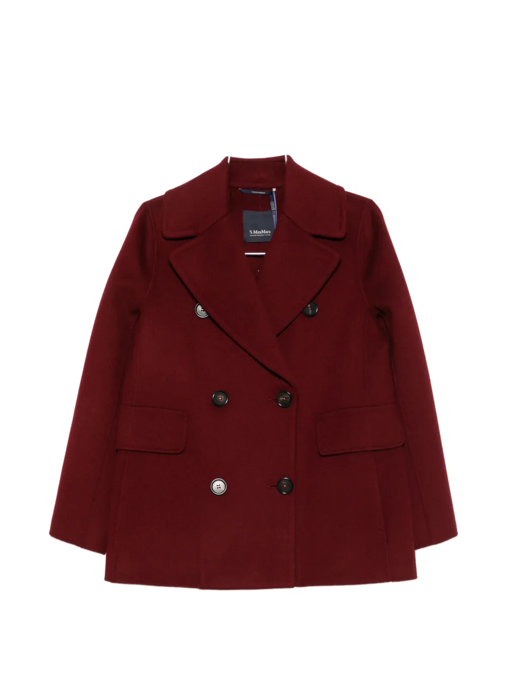 'S Max Mara double-breasted virgin-wool coat - Rot