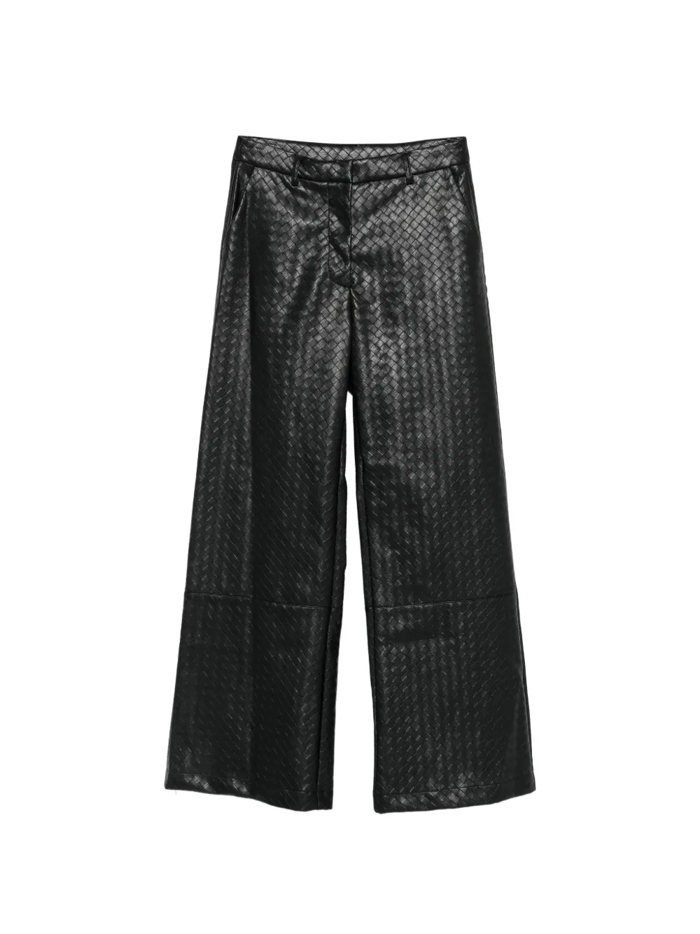 IMPERIAL basket-weave wide-leg trousers · XS