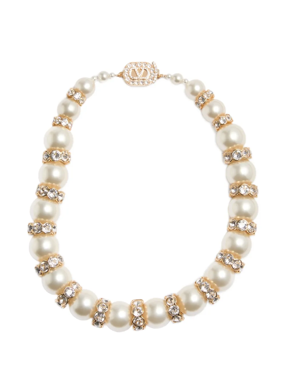 Valentino Garavani Hypergoutte VLogo Signature necklace - Oro