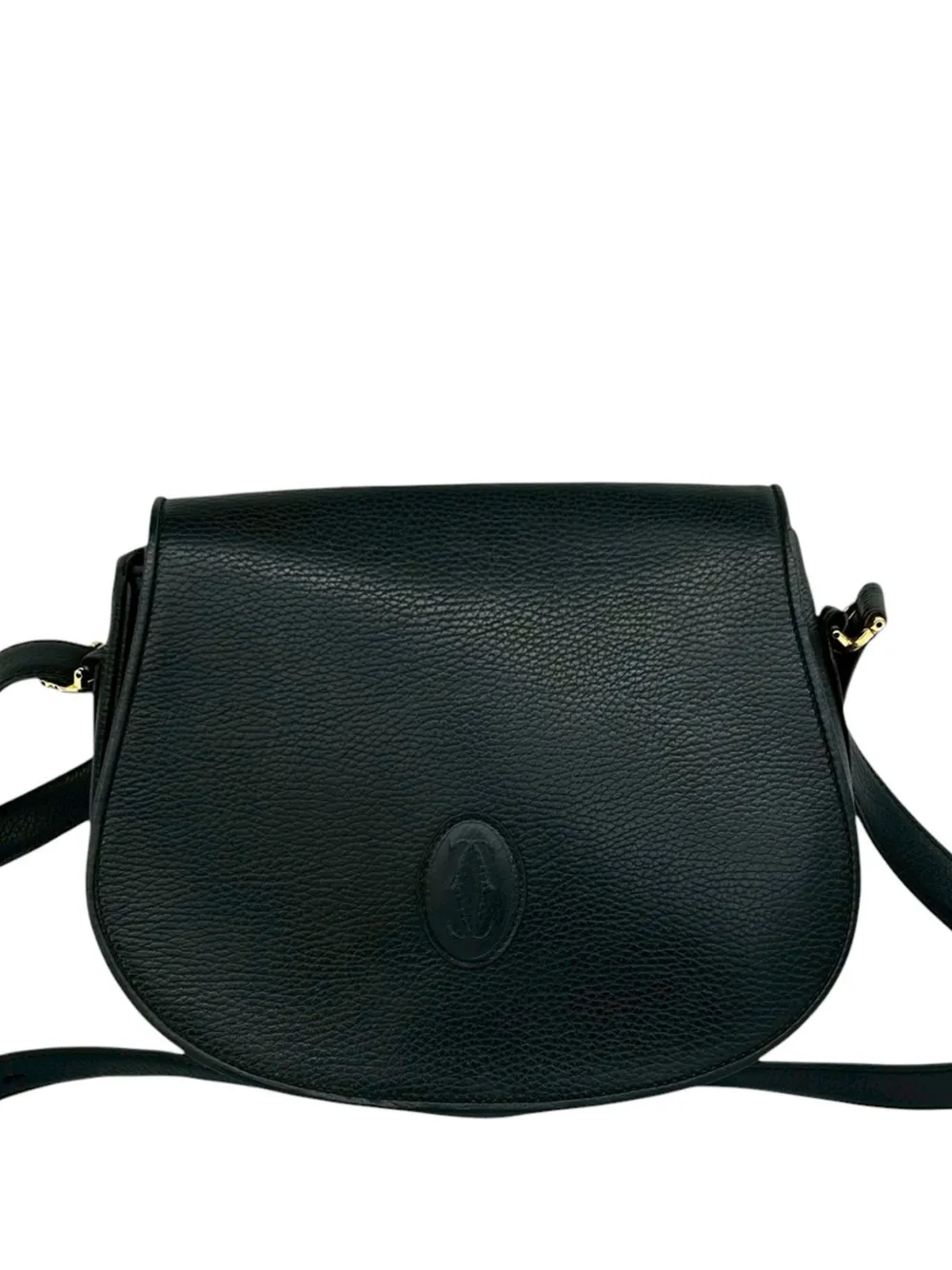 Cartier 2000-2026 Leather Must De Cartier crossbody bag - Nero