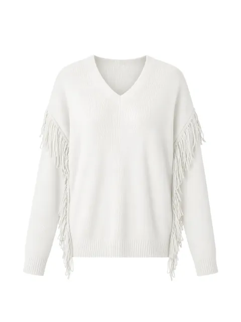 TWINSET Actitude sweater med frynsekant