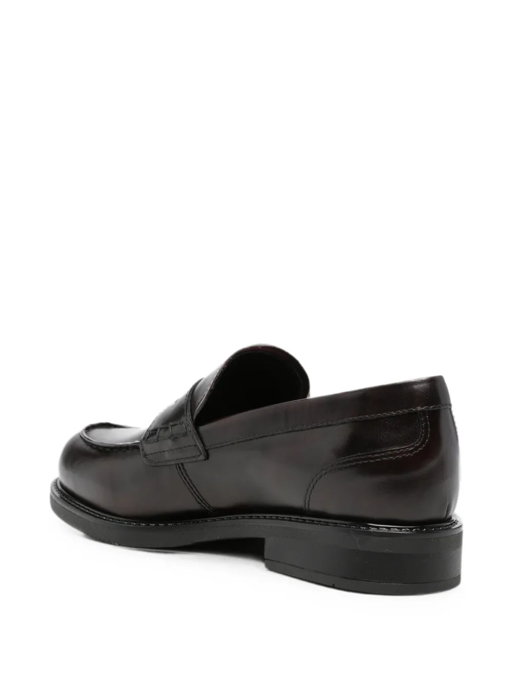 NERO GIARDINI penny-slot almond-toe loafers Rood