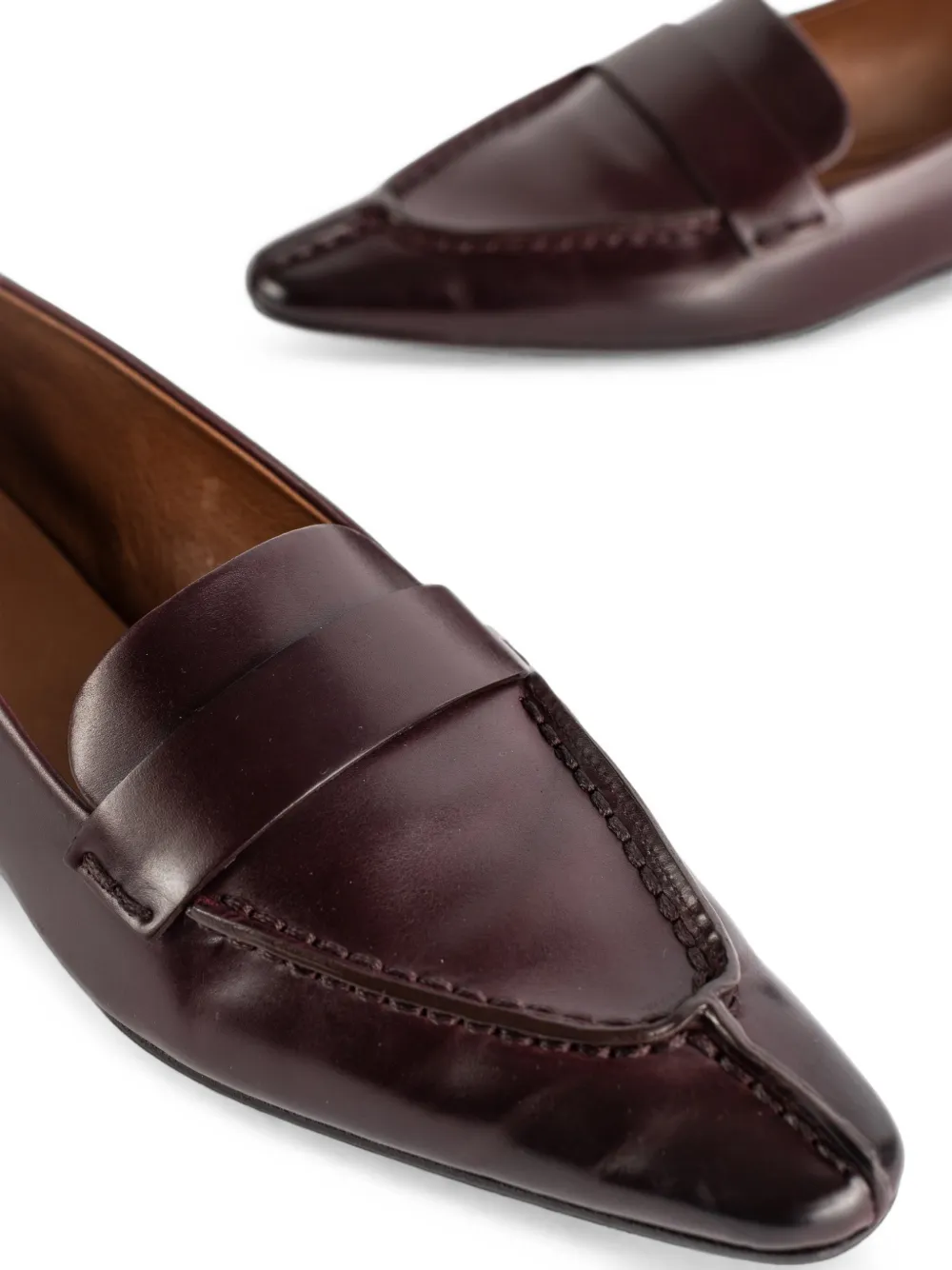 Marsèll Colma leather loafers Rood