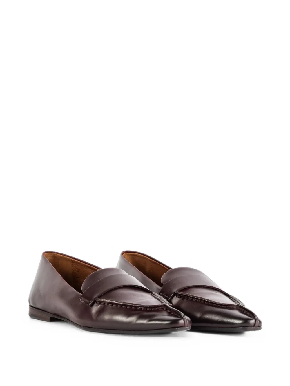 Marsèll Colma leather loafers Rood