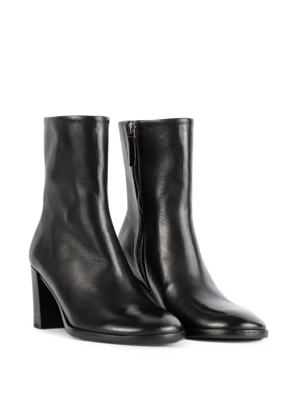 Marsèll Norma side-zip heeled ankle boots Zwart
